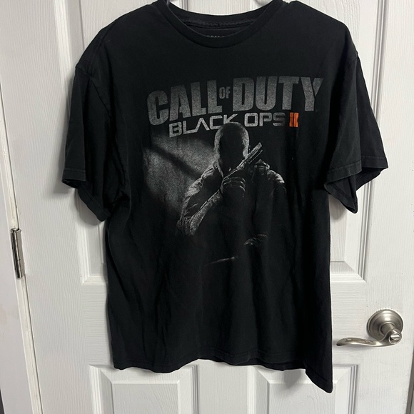 Call of Duty Black Ops 2 T Shirt L  Mens Video Game Promo Gamer Gaming Tee - Picture 1 of 8